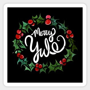 Merry Yule Sticker